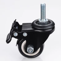 4pcs furniture caster heavy duty 120kg 1 5 inch 40mm 360 rotatable screw swivel castor wheels trolley rubber protective