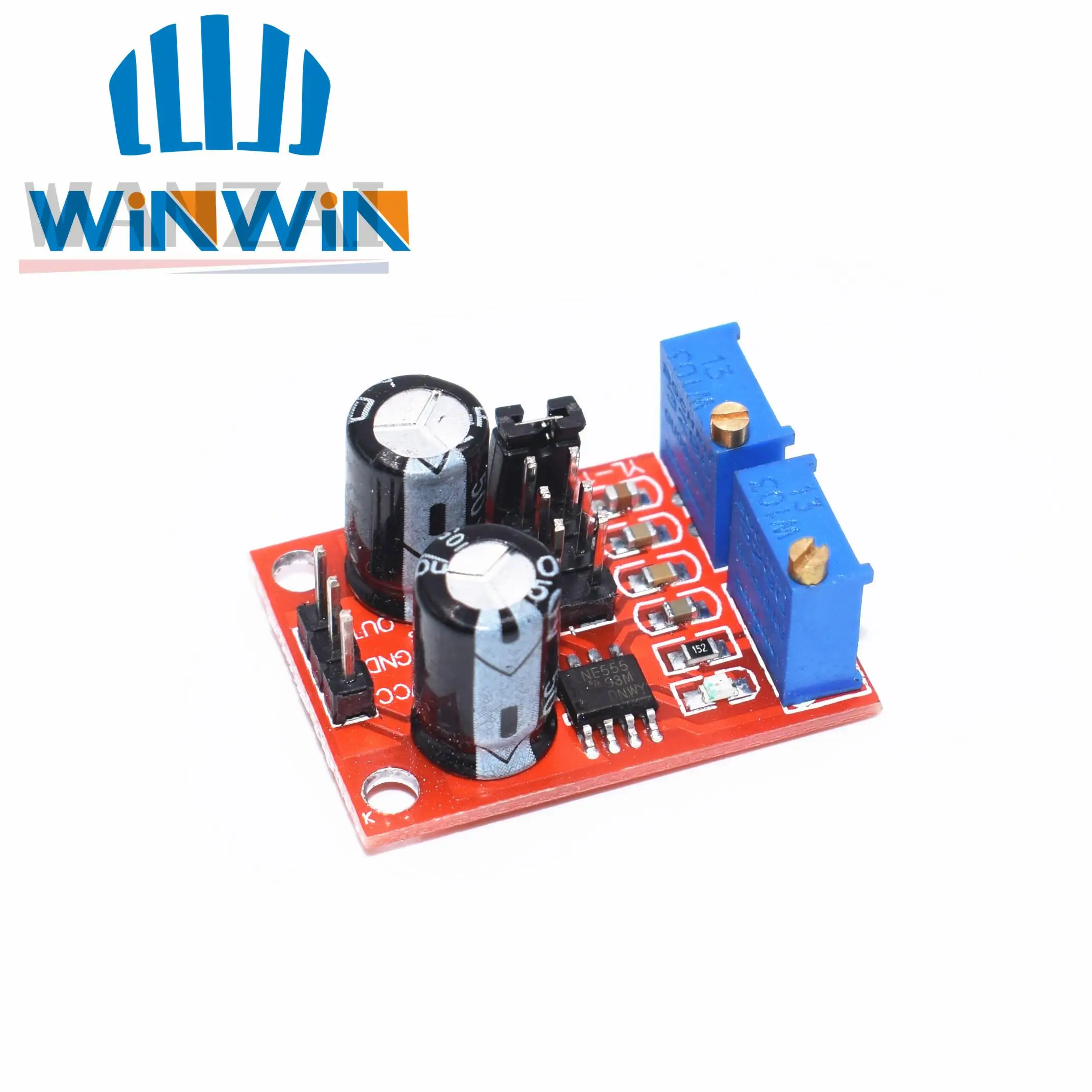 1 шт. Регулируемый Модуль частоты импульса NE555 генератор сигналов прямоугольной