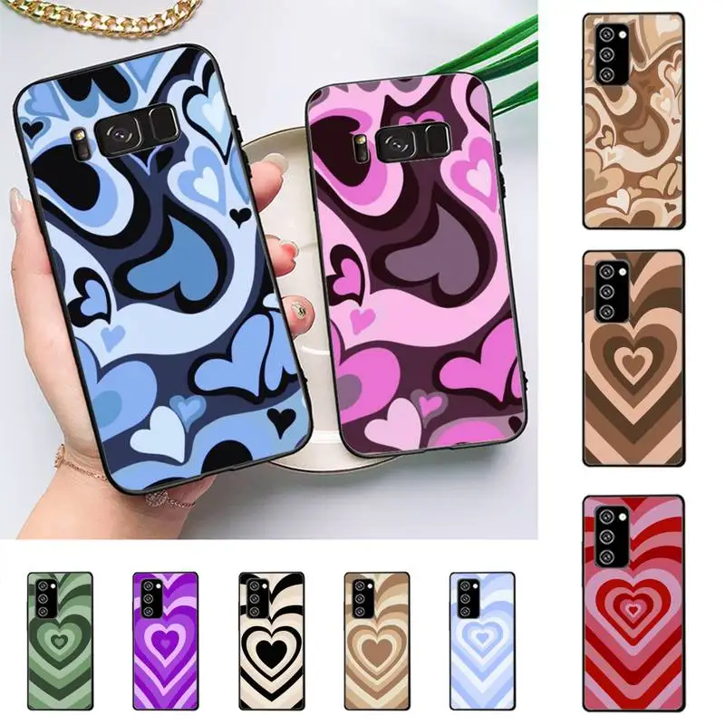 

Fashion Love Heart Phone Case for Samsung J 2 3 4 5 6 7 8 prime plus 2018 2017 2016 core
