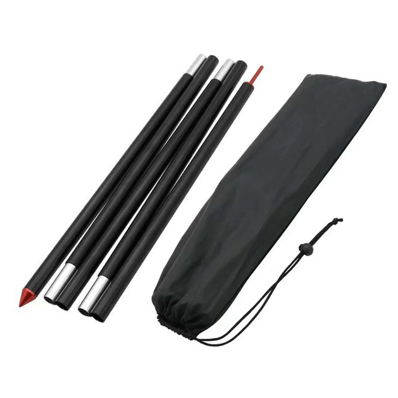 

Sun Shade Sail Poles Kit, Sail Pole with Two Additional Anchoring Rods