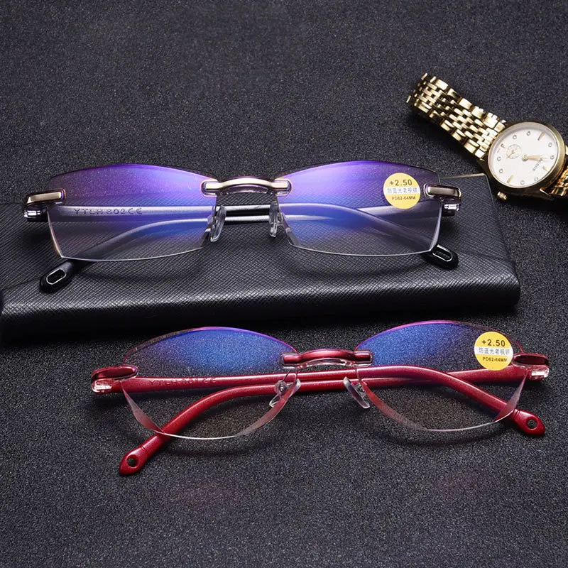 

New Trend Reading Glasses Men and Women High Quality Half Frame Diopters Business Office Men Prescription glasses очки oculos