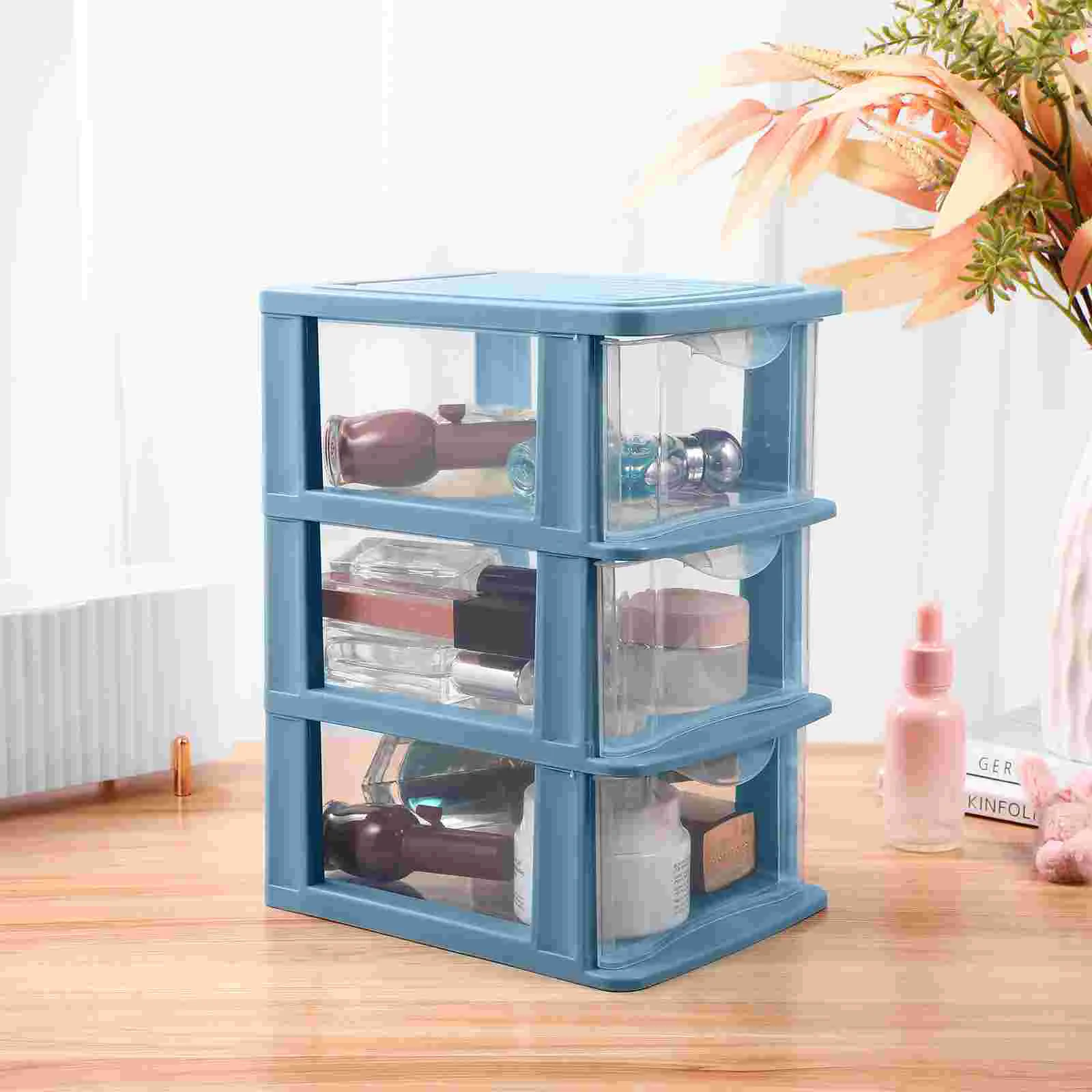 

Shelf Storage Box Drawer Plastic Organizer Small Desk Drawers Pp Office Desktop