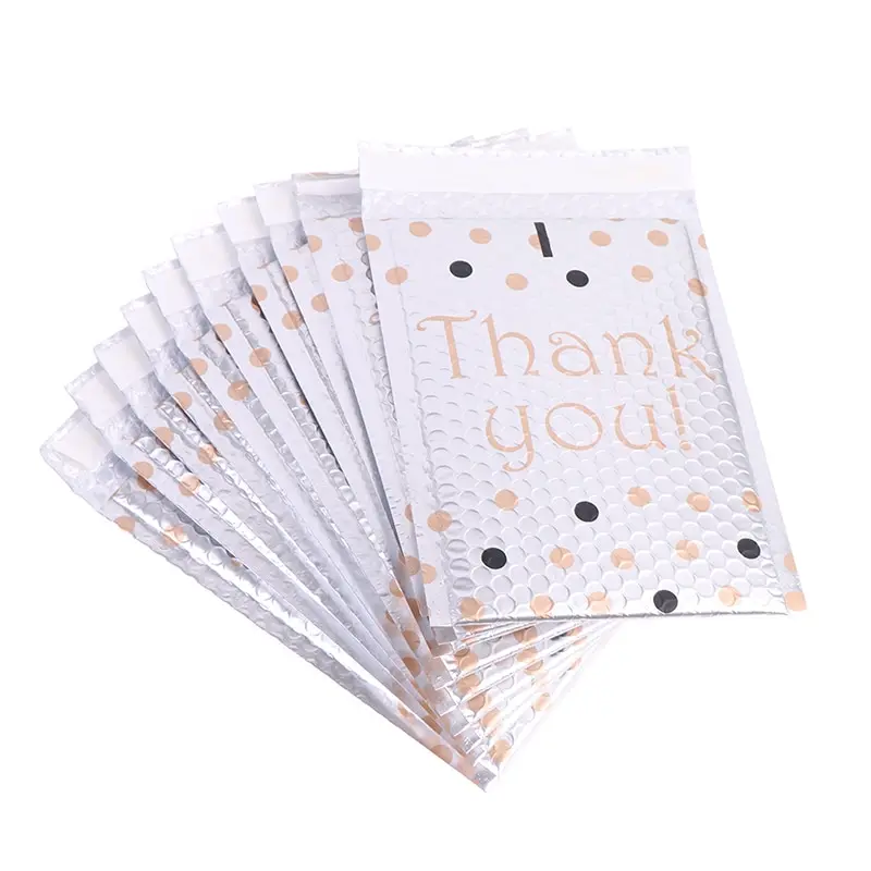 

Pack Of 10 Thank You Plastic Bubble Envelope, Self-sealing Padded Envelope, Mail Bag, Shipping Parcel Bag
