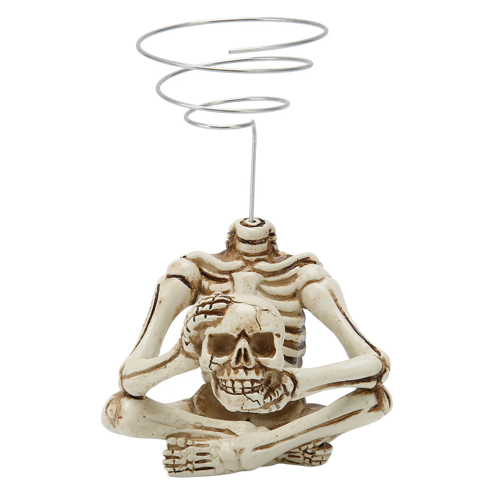 

Resin Skull Bowl Skeleton Flower Planter Suger Holder Flowerpot Desktop Office Statue Decoration