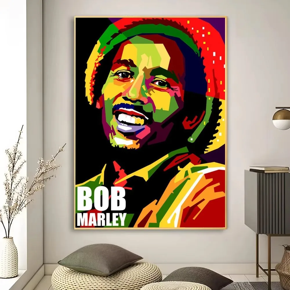 Плакат В Стиле Регги С Изображением Боба Марли Информацион Adobe Необычная