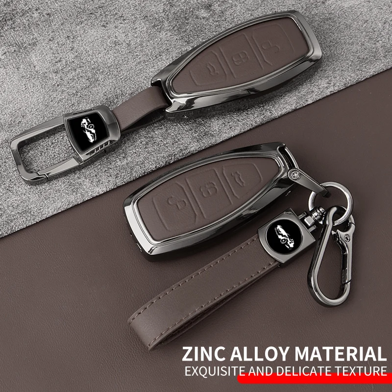 Автомобильный металлический корпус для ключей из цинкового сплава чехол Ford Focus