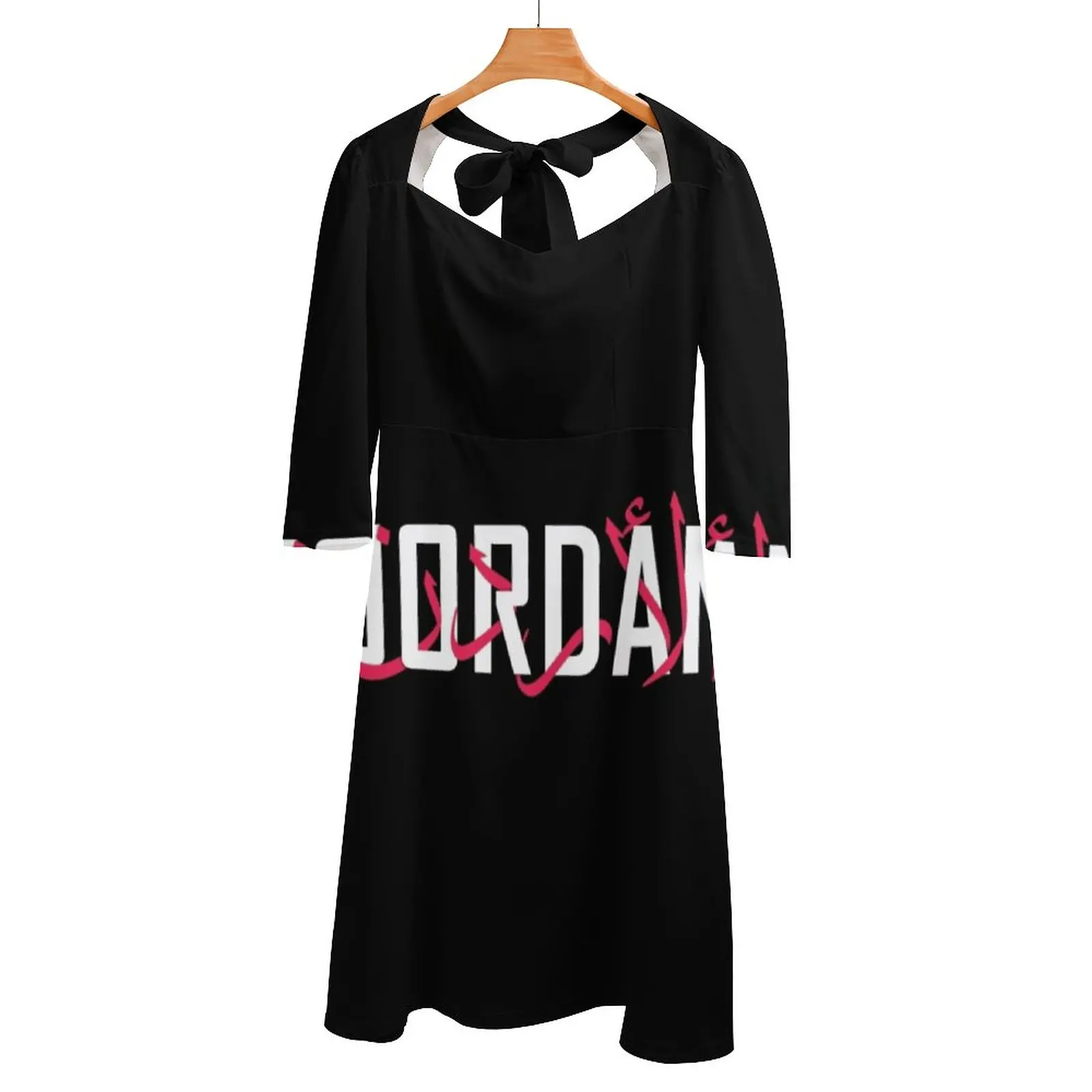 

Square Neck Dress Summer Dress Women Elegant Halter Print Dress Faisaly Asia Arabic Arab Mansaf Urdun Zarqa Aqaba Husain