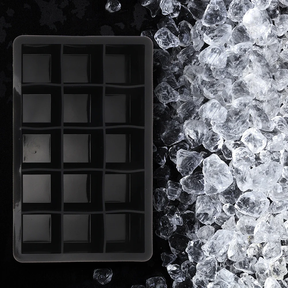 

2 Pcs 15 Grid Ice Mold Para De Ice Making Silica Gel Ice Cube Mold