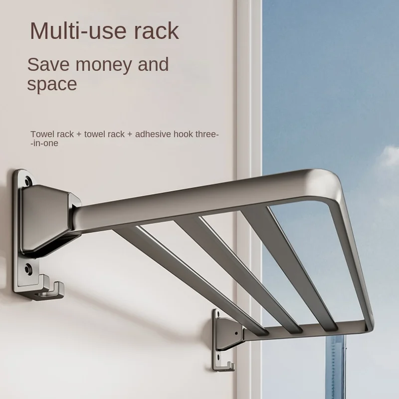 Сушилка для балкона настенное крепление из алюминиевого сплава инструмент сушки