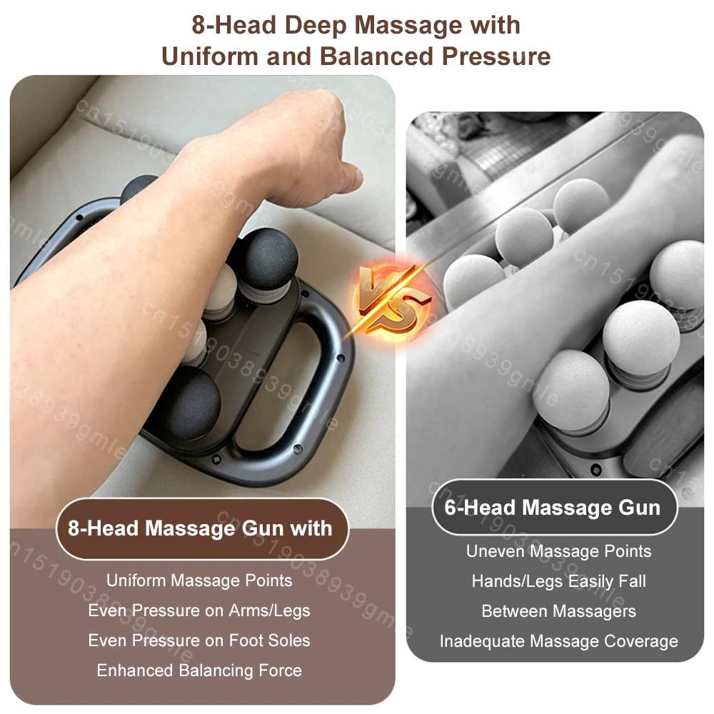 Электрический фасциальный пистолет массаж спины талии высокочастотный массажер