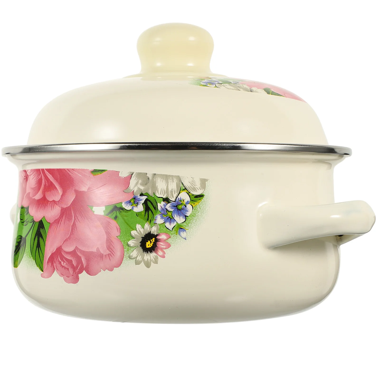 

Pot Enamel Cooking Soup Stew Cookware Ceramic Casserole Lid Bean Large Stock Pottery Dish Chinese Pots Saucepan Household Steam