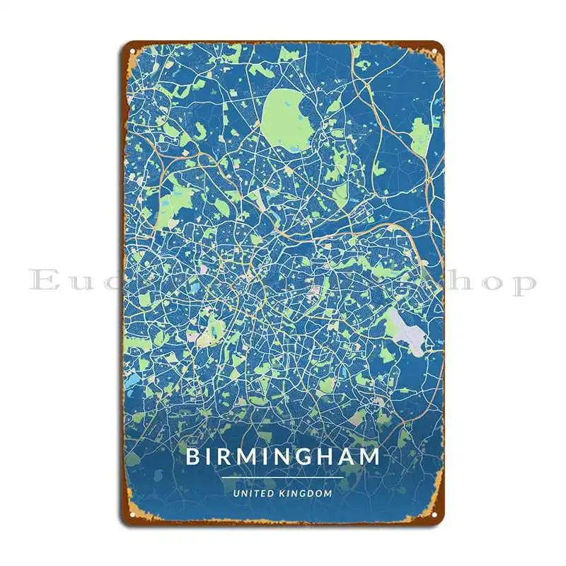 

Бирмингем, Великобритания, металлический знак, паб, гараж, Фотофон на заказ