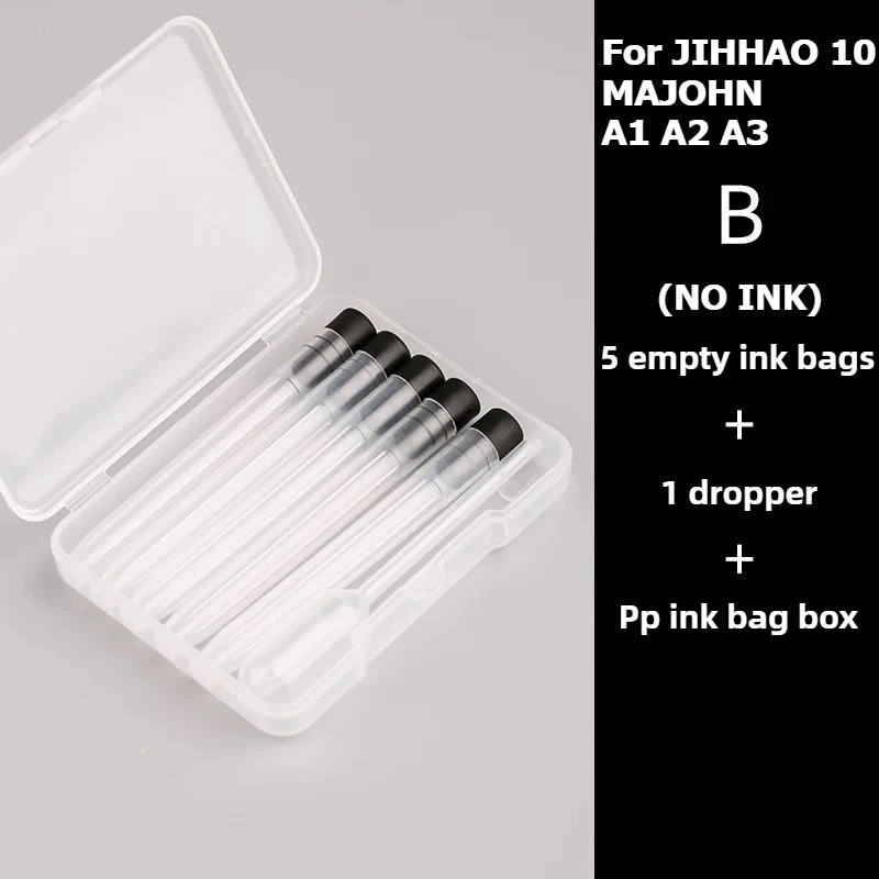 

Для A1 A2 A3 JINHAO 10 Majohn A1 пресс для авторучки, картриджи для заправки чернил, калибр 5,5 мм, школьные и офисные принадлежности, канцелярские принадлежности
