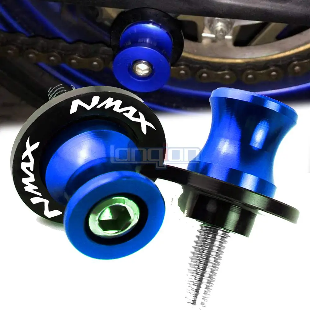 

For YAMAHA NMAX155 N-MAX155 NMAX 155 125 N-MAX 2017 2018 2019 Motorcycle CNC 6MM Swingarm Spools slider stand screws Accessories