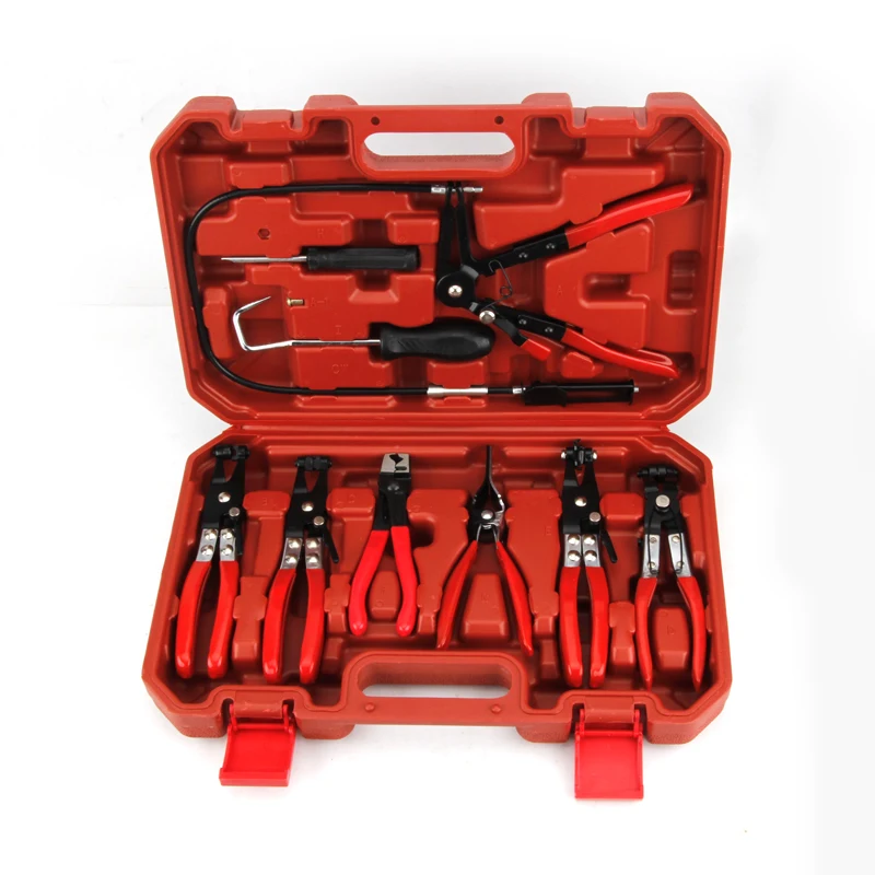 

2023 низкая цена Автомобильный шланг зажим кольцевой зажим изогнутый инструмент для удаления масляного уплотнения отвертка инструмент для ремонта автомобиля металлическая живопись 8*12 дюймов