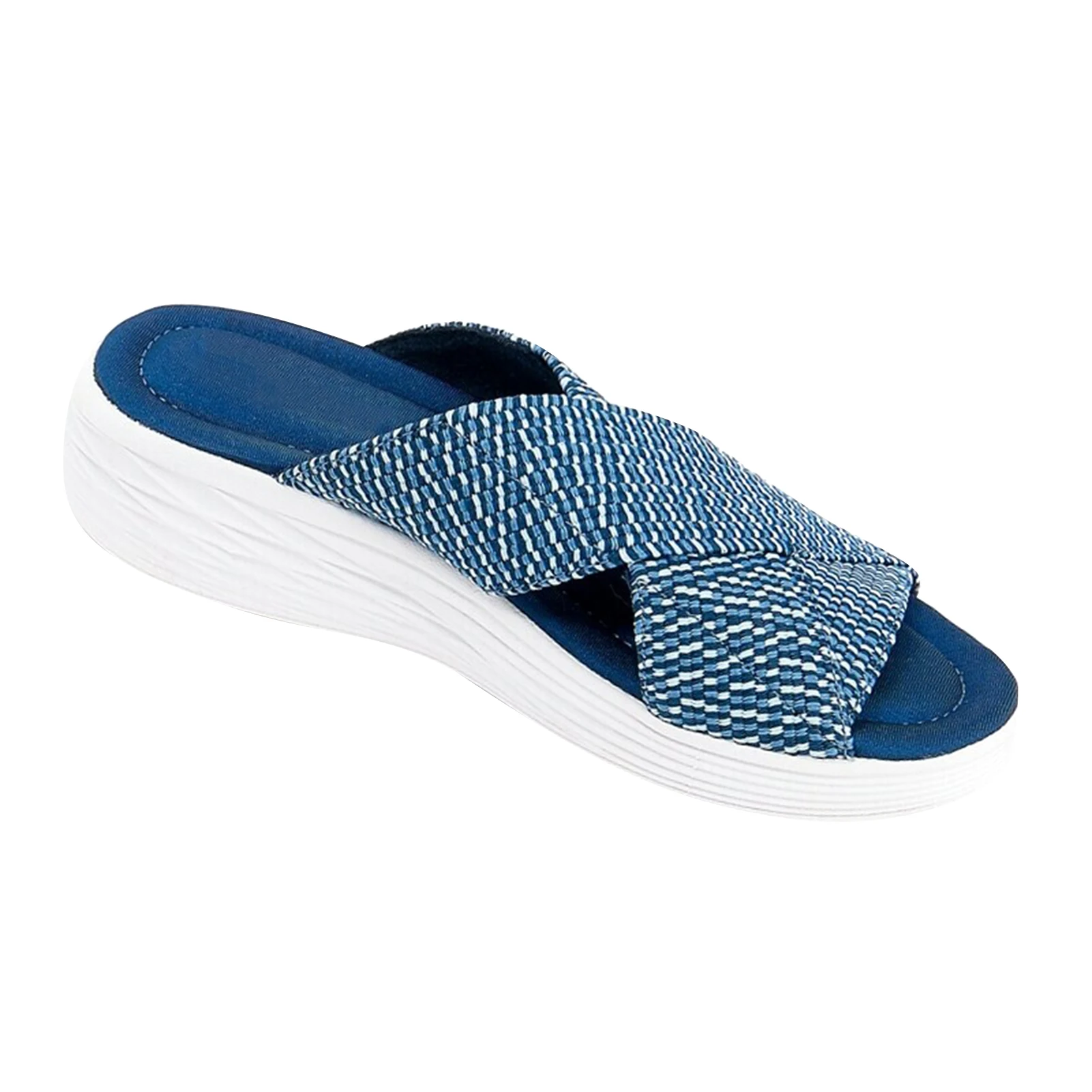 

2022 Women's Shoes Ladies Casual Sandals Slippers Women Fashion Thick Bottom Slope with Non-slip Wear Beach Sandals Size 35-43