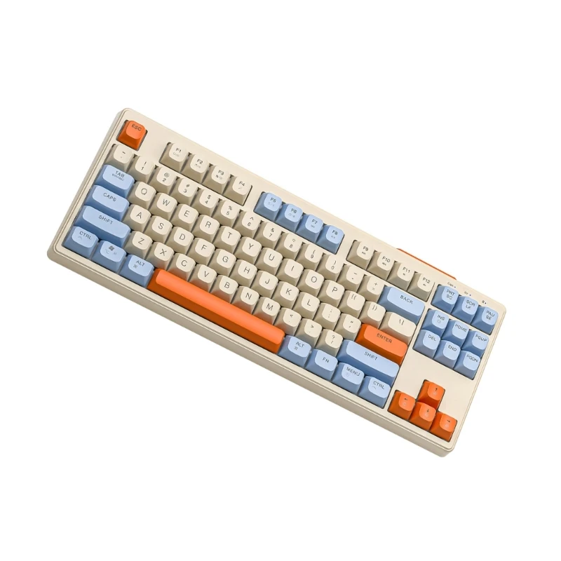 Беспроводная механическая клавиатура режимы BT5.0/2 4 ГГц Type-C Перезаряжаемая с 87