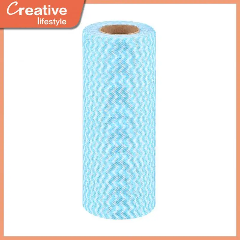 

Non Woven Kitchen Towel Wipe Efficient Microfiber Cloths Outils For Home Cleaning Cloth Kitchen Accessories Wet And Dry 1 Roll