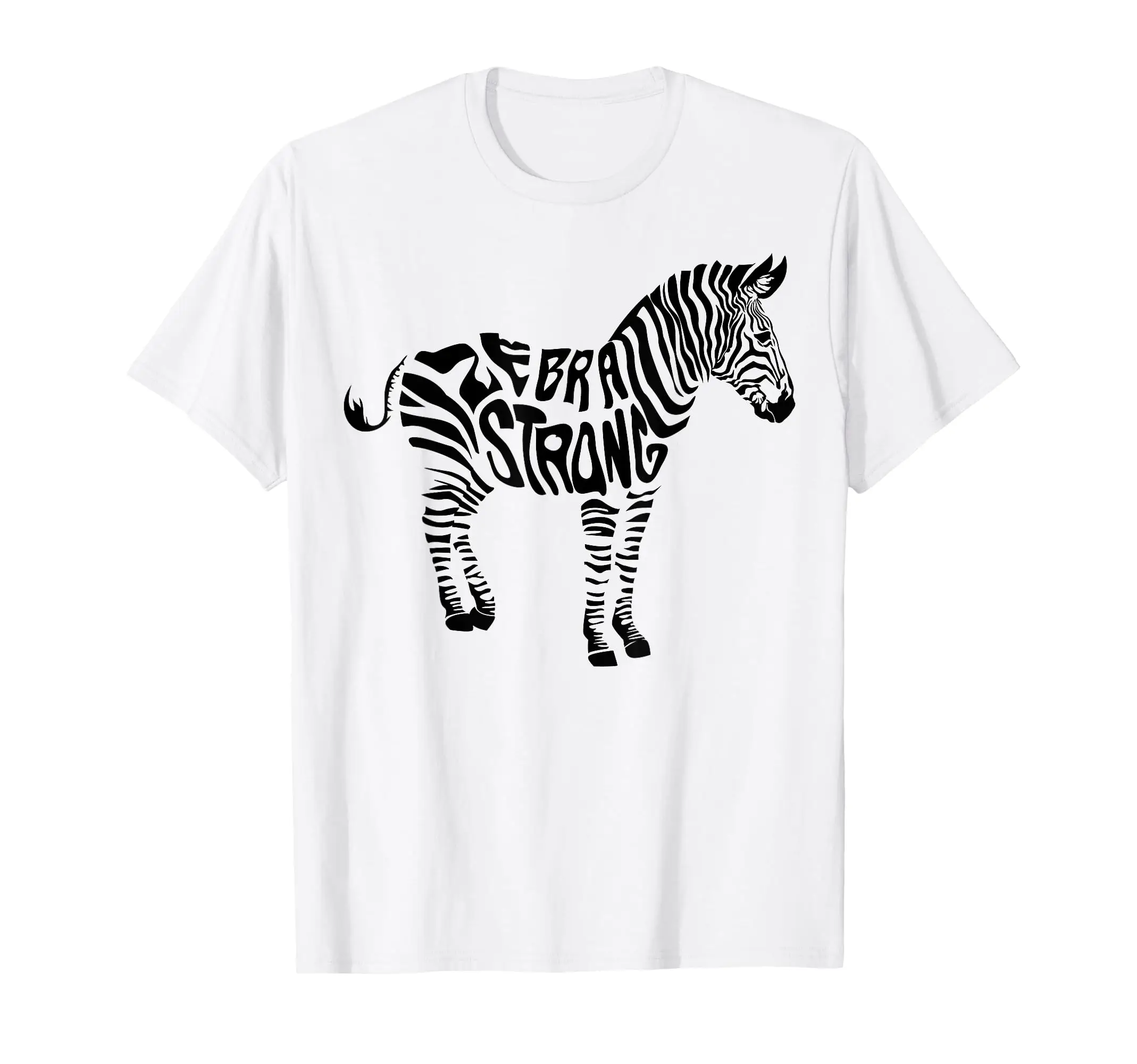Футболка с милым зеброй Strong Ehlers Danlos классическая футболка логотипом и наклейки