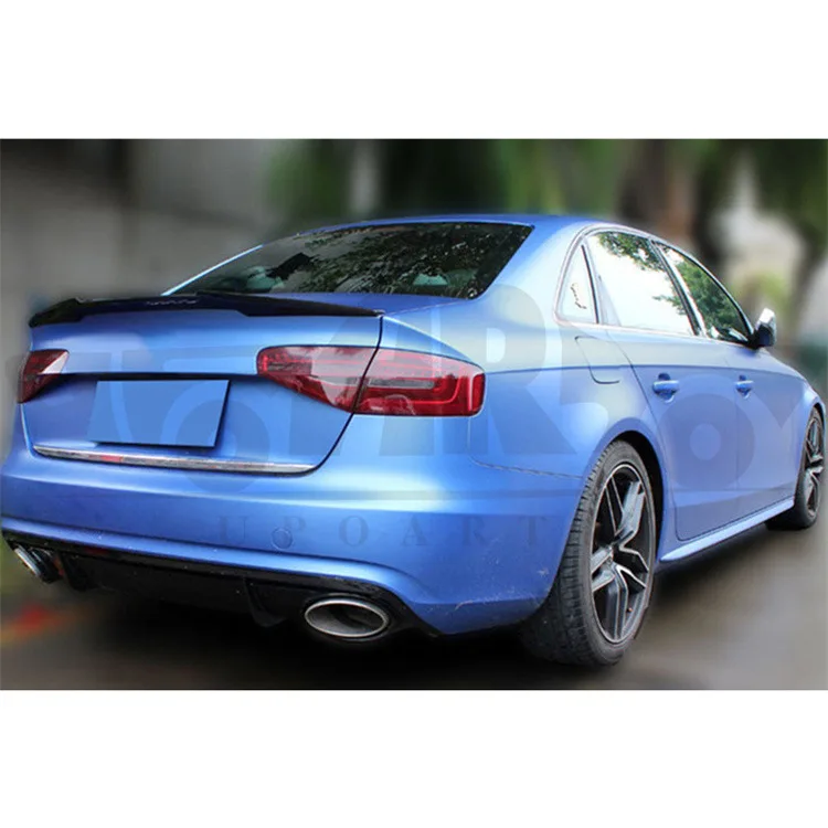 Задний спойлер Неокрашенный из АБС-пластика для Audi A4 2013-2016 крышка багажника