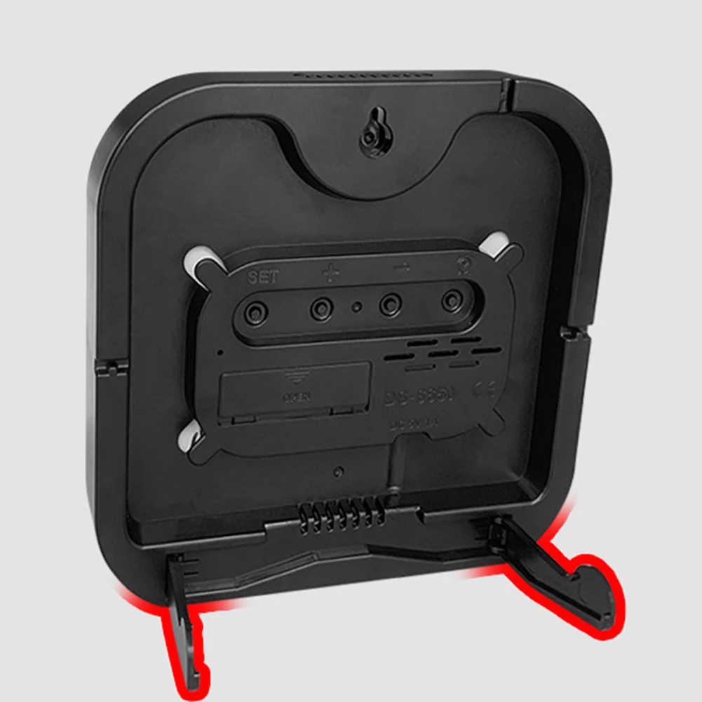 Электронные часы с дисплеем дня и даты дисплей температуры регулируемая яркость