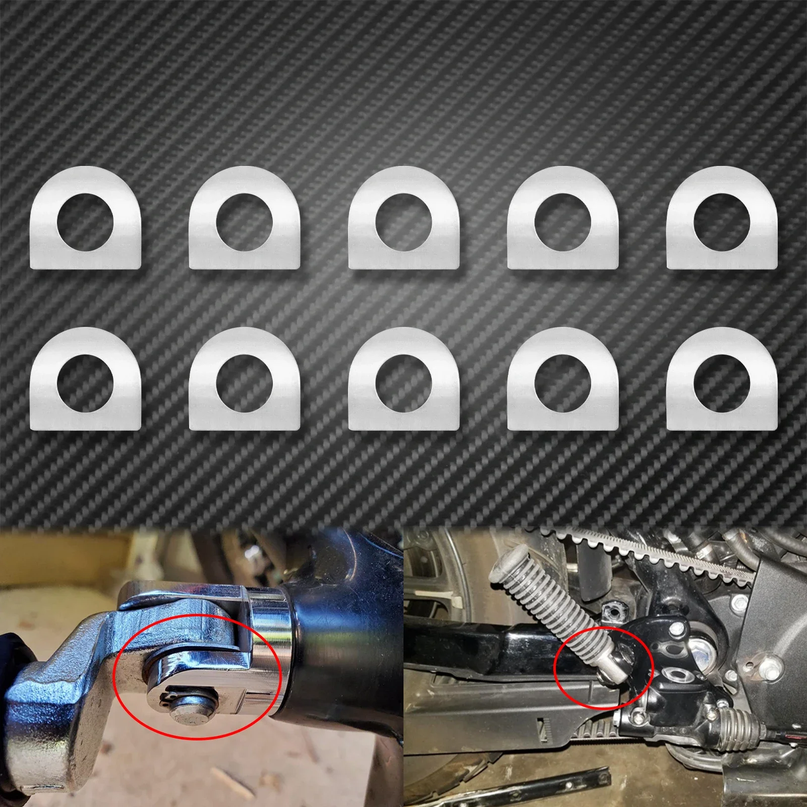 

10 шт., комплект крепления подножек для мотоцикла, штифты, накладки на подножки для педалей для Harley Sportster XL883 Softail Touring Dyna Fatboy