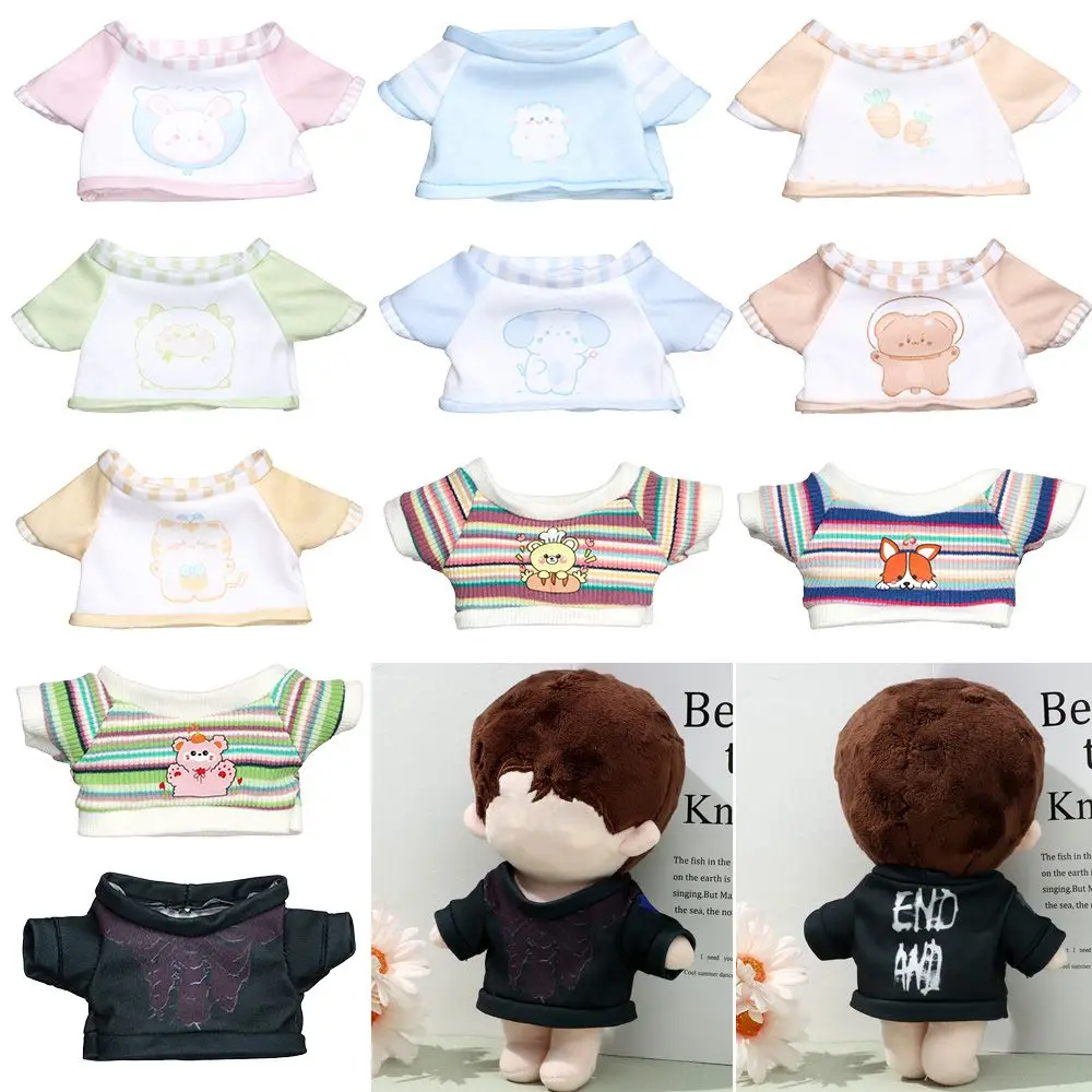 

Сменная одежда ручной работы для 20 см, футболка, кукольная одежда, костюм с коротким рукавом