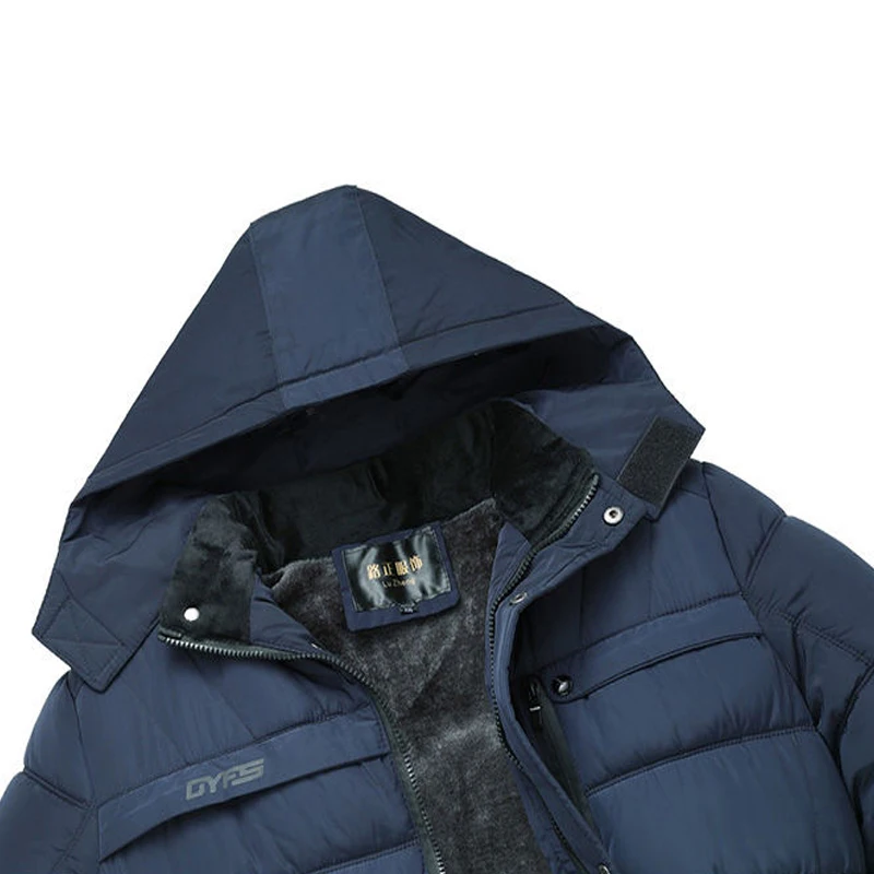 Men's Winter Autumn Clothing Military Tactical Down Jacket Trench Coat Hoodies Plus Velvet Overcoat Outdoor Outerwear For Men