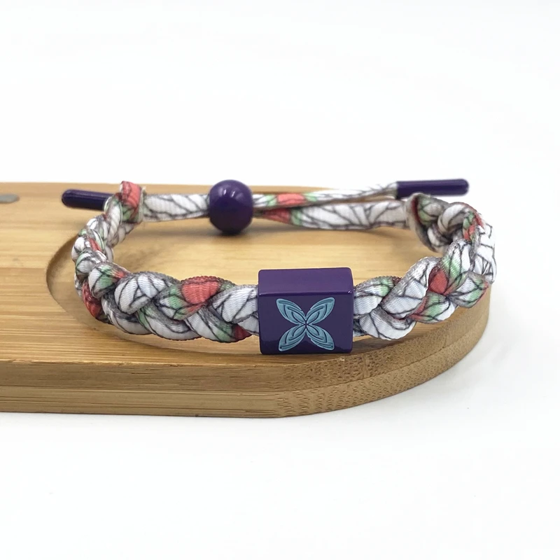 Браслет для косплея Tanjirou Nezuko Zenitsu Giyuu из аниме рассекающий демонов плетеный