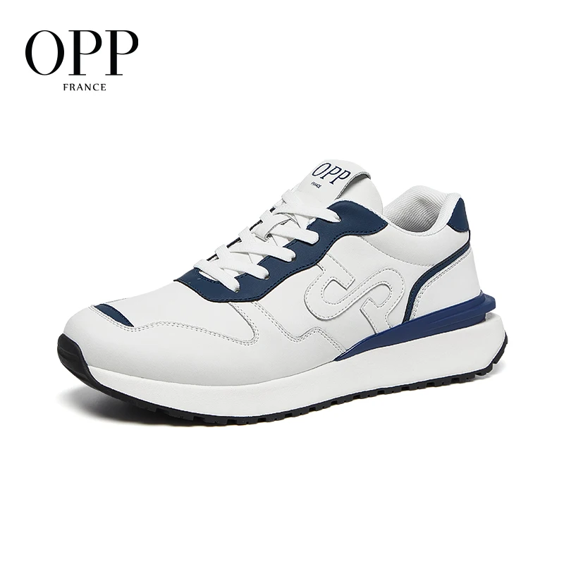 Opp Новые кроссовки элитная обувь спортивные из натуральной кожи балансирующая
