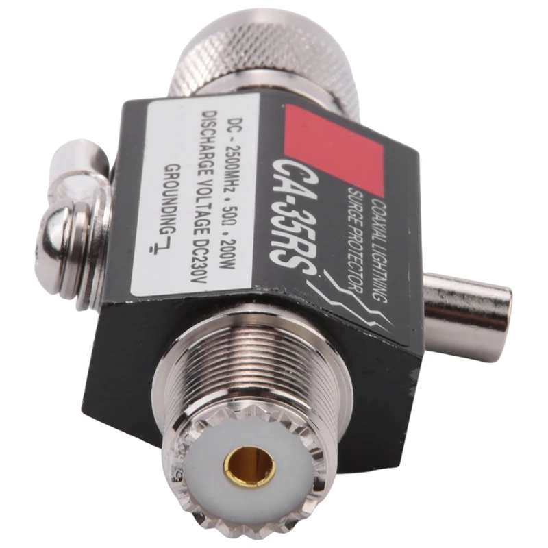 

Hot CA-35RS Coaxial Lightning-Protector 0-3000Mhz Surge Protector Male To Female UHF Connector Lightning-Arrester