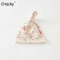 criscky baby cotton knot caps newborn photography praps cap accessories star pattern soft infant boy and girls knits hats