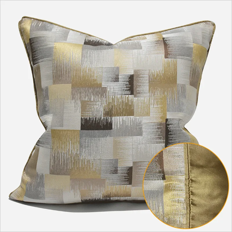 

Luxury Abstract Cushion Cover Single-sided Jacquard Decor Pillow Cover For Living Room Office 30x50 45x45 50x50cm Pillow Case