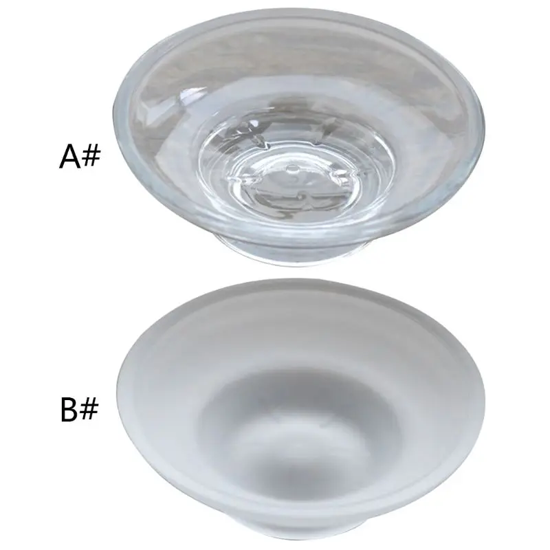 

for creative home Clear Glass Soap Dish Bathroom Accessories for Shower Bathroom Hotel Home Bar Kitchen Sink Decoration