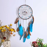 life tree feather dream catcher unique colorful pendant wall art decor for home bedroom living room kids room study bathroom