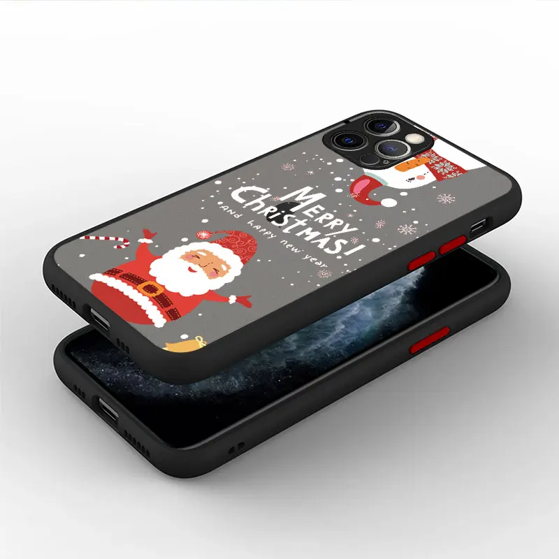 Матовый чехол с рождественской куклой оленем для Apple iPhone 11 14 13 Pro 12 7 XR X XS Max 8 Plus 6 6s SE 2022, мягкий чехол для телефона (art.: 3920bf03d7bb6) - 3920bf03d7bb6