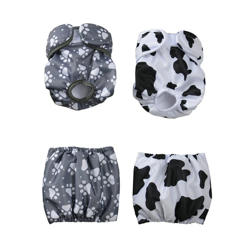 

Cow Pattern Dog Washable physiological pants Male dog menstrual safety pants Female Dog Diaper Pet Sanitary Panties Dog Supplies