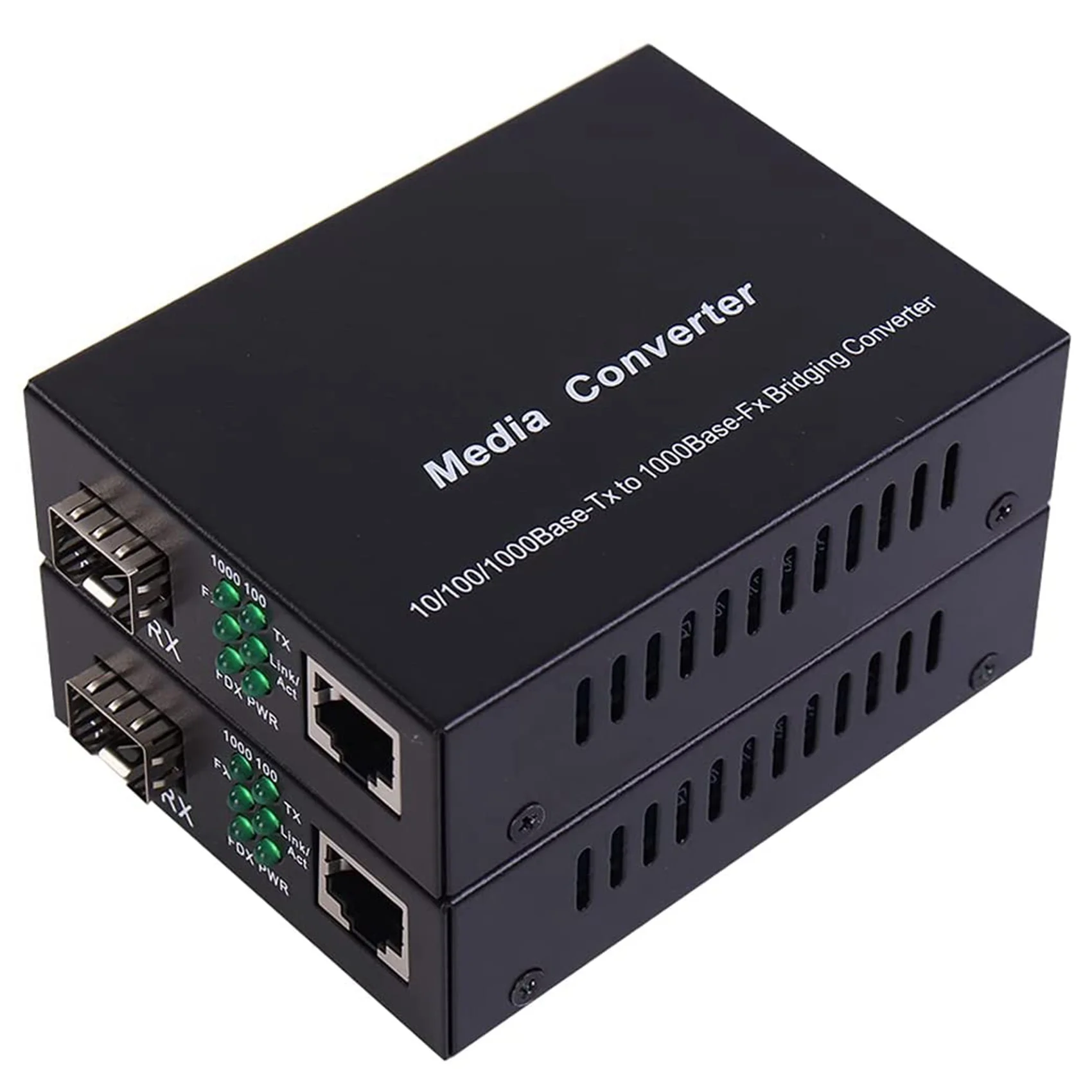 

1 пара 1,25G гигабитных Ethernet волоконных медиа-конвертеров с одноъядерным модулем трансивера SFP LC, однорежимный LC