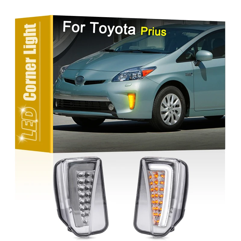 

2 шт., светодиодные Угловые лампы для Toyota Prius Hybrid LCI (XW30) 2012-2014