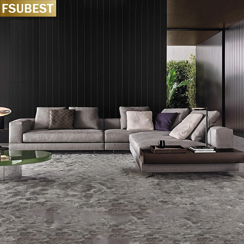 FSUBEST вилла в итальянском стиле минималистичный белый диван Divani Muebles для жилого