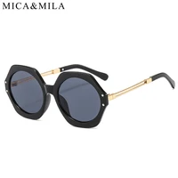 new trendy fashion womens sunglasses irregular square frame vintage eyewear female outdoor uv400 designer eyeglasses micamila