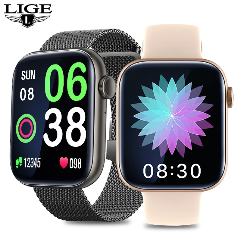 Смарт-часы LIGE C61 1 8 дюйма с Bluetooth