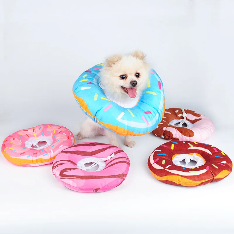 

Protective Collar for Pet Soft Cotton Wound Healing s Pets Dog Cat Adjustable Recovery Puppy Elizabethan Neck Ring
