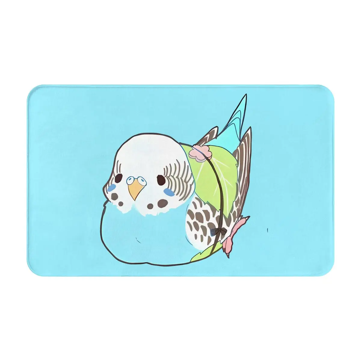 

Animal Parrot Sushi Bath Door Mat Carpet For Kitchen Outdoor Rug Home Essentials Skin-friendly Microfibers Cozy Cute Cartoon Art