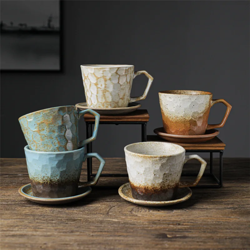 

Espresso Cup Porcelain Tea Cup Set,11.83OZ Coffee Cup Set for Cafe Mocha,Ceramic Latte Art Cappuccino Barista Cup with Saucer