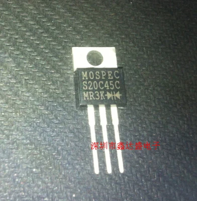 Оригинал 6 шт./S20C45C 20A 45V TO-220