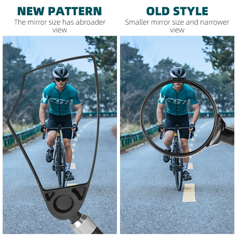 

360° Adjustable Mountain Bike Rearview Mirror Rearview Mirror Electric Vehicle Reflector Wide Angle Convex Mirror Reflector