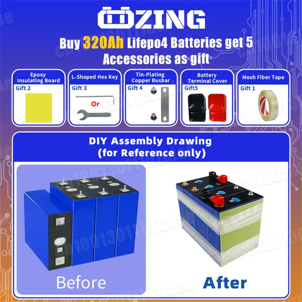 Аккумулятор литий-ионный 3 2 V 320 Ач