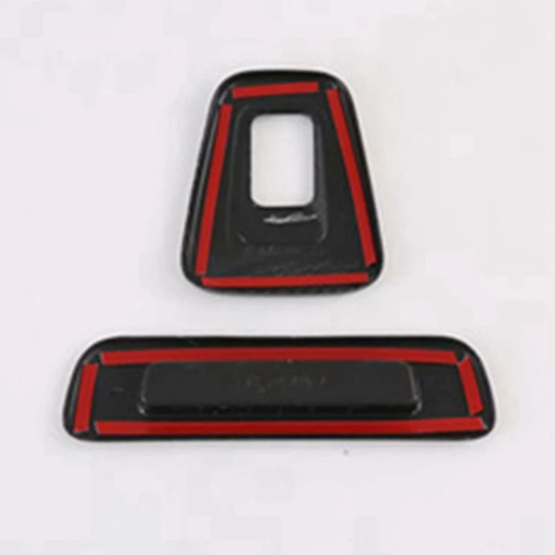 Углеродное волокно ABS Автомобильная верхняя крыша окно ручка рамка крышка