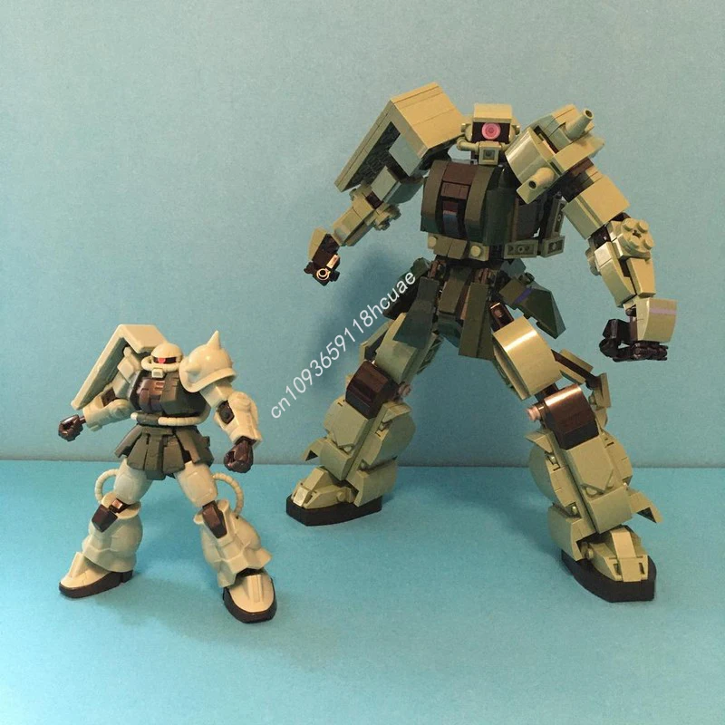 Фото 543 шт. MOC MF-001 ZAKUes II строительные блоки Рождественская мастер-серия коллекционер идеально подходит для любителей моделей сборка подарок №3